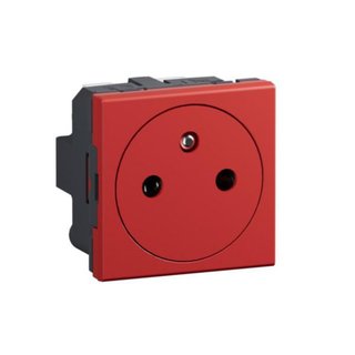 BTicino French/Belgian standard socket 2 P+E 16 A 250 V - flat — J4142ARF