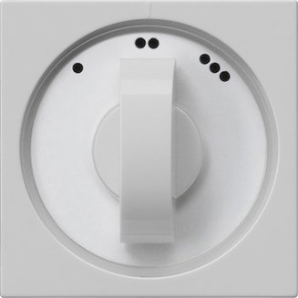 Gira Cover with toggle switch forthree-stage switch — grey matt (lacquered) — 0665015