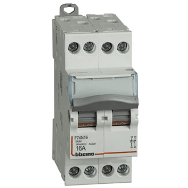 BTicino Disconnector - In=16A - 3P - 2 modules — F73N16