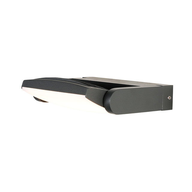 ACA Lighting Outdoor Wall Light 12W 960LM 3000K IP65 Black — SJ15322