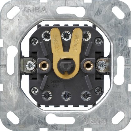Gira Blind button or blind switch insert 10 A 250 V~ for cover with toggle switch — 015700