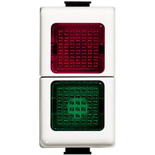 BTicino Lamp carrier double - red/green — AM5064V