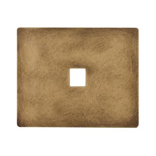 AVE NEW STYLE S44 ALUMINIUM FRONT PLATE, ANTIQUE BRONZE COLOUR – 1 ACCESSORY – 3 MOD. — 44PANQ29BAN