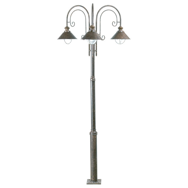 Faro Barcelona NÁUTICA 3L Rust pole lamp — 71118
