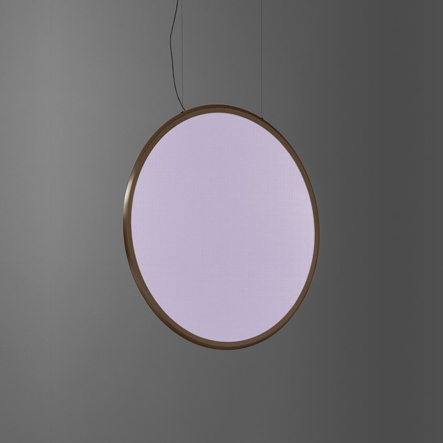 Artemide Discovery Vertical 70 White Violet Integralis - Bronze - App Compatible — 1992260IN1APP