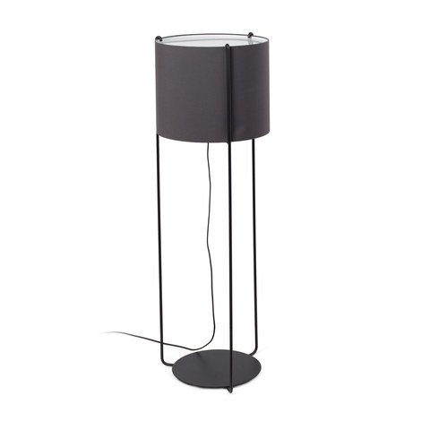 Faro Barcelona DRUM Black/grey floor lamp — manufacturer representative image