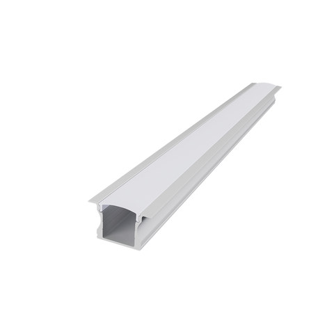 ACA Lighting HAZEL ALUMINUM PROFILE P115U WHITE WITH OPAL PC DIFFUSER 2m/pc — manufacturer representative image