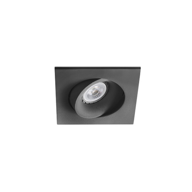 Faro Barcelona ARGON SQ Black recessed lamp — 43412