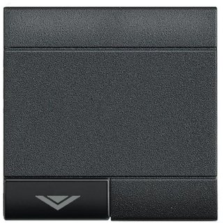 BTicino Key cover with illuminated lens - symbol dimmer — L4915M2ADN