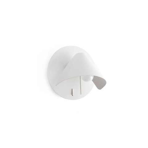 Faro Barcelona NOON White wall lamp — manufacturer representative image