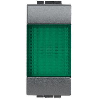 BTicino Lamp carrier with Light green — L4371V