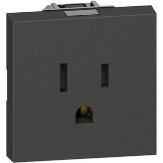 BTicino American standard 2 P+E 15 A 127/250 Vac socket — KG4129