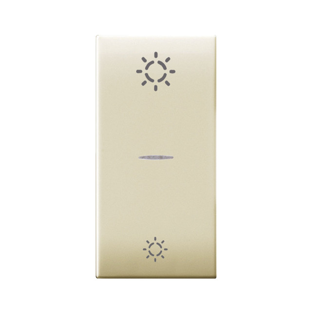 AVE INTERCHANGEABLE BUTTON, DUAL FUNCTION, ILLUMINABLE DIMMER SYMBOL – CLASS – 1 MOD. S44 — 449ELAD2