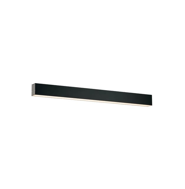 Viokef Linear Wall Lamp L1140 4000K Black Dim. Station Ultra — 3911-02114-4-B-D1