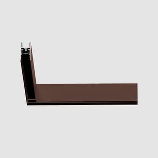 Artemide A.24 - Ceiling Magnetic Track - 90° Angle (on same plane) - Brushed Bronze — AQ39220