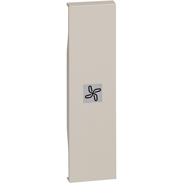 BTicino Lightable cover with fan symbol — KM01RN