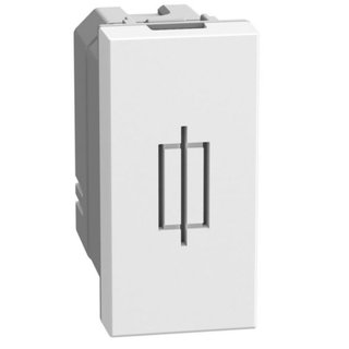 BTicino Fuse-carrier for 5 x 20 and 6.3 x 32 fuse - 1 module - white — YW4321