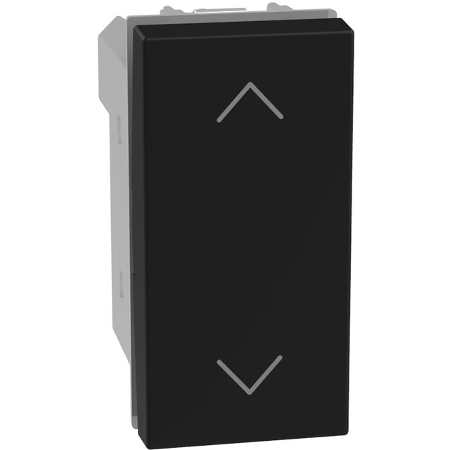 BTicino Changeover switch 1P 10 AX - 250 V 1-0-2 - not lightable - 1 module - dark — YD4027N