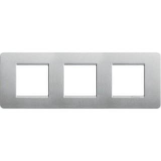 BTicino Cover plate 2x3P 71mm horizontal — AM4802/3SL