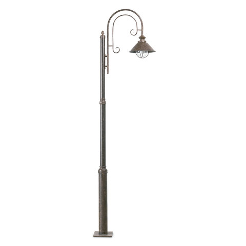 Faro Barcelona NAUTICA 1L Rust pole lamp — manufacturer representative image