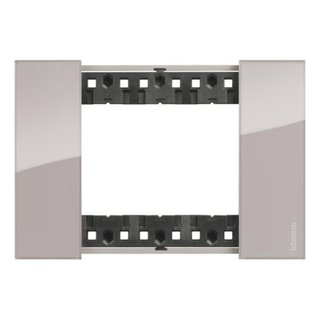 BTicino 3 modules Living Now plate — KA4803DM