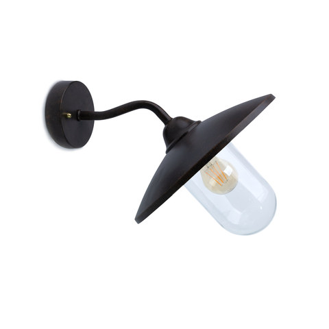 Faro Barcelona WALLY lamp wall lamp rust — manufacturer representative image