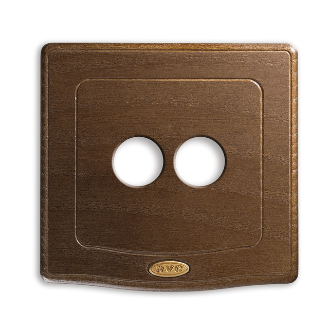 AVE ENGLAND STYLE PLATE WALNUT 2 CONTR. — 44PLET22NOC