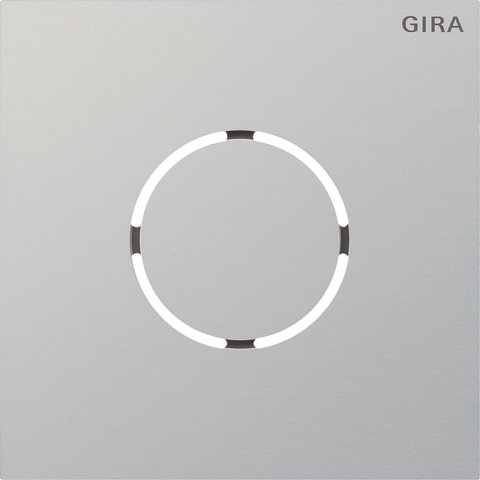 Gira System 106 front plate intercom module — aluminium (anodised) — 5578916