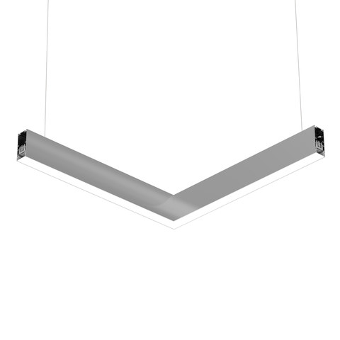 Flos In-Finity 35 Suspension Down Flat Corner 4000K Micro-Prismatic Diffuser Dali — manufacturer representative image