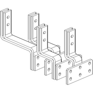 BTicino Supply busbars kit for omnibus busbars step 125mm flat busbars step 75mm — TKOM850PC