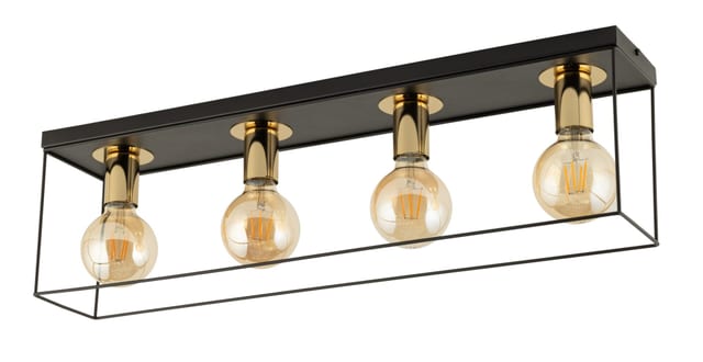 Sigma VOX 4 Ceiling lamp black/gold — 40705