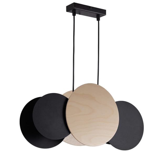 Sigma Pendant lamp TOLA 3 black/brzoza 40896