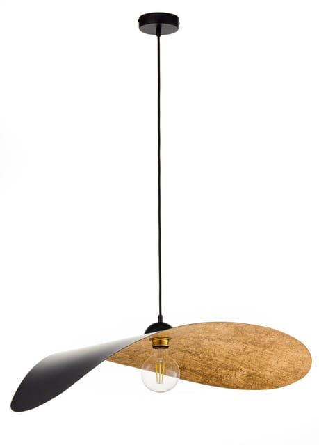 Sigma Pendant lamp LEAF black/gold 41918