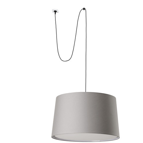 Faro Barcelona WINDSOR Black/grey pendant lamp with plug — manufacturer representative image