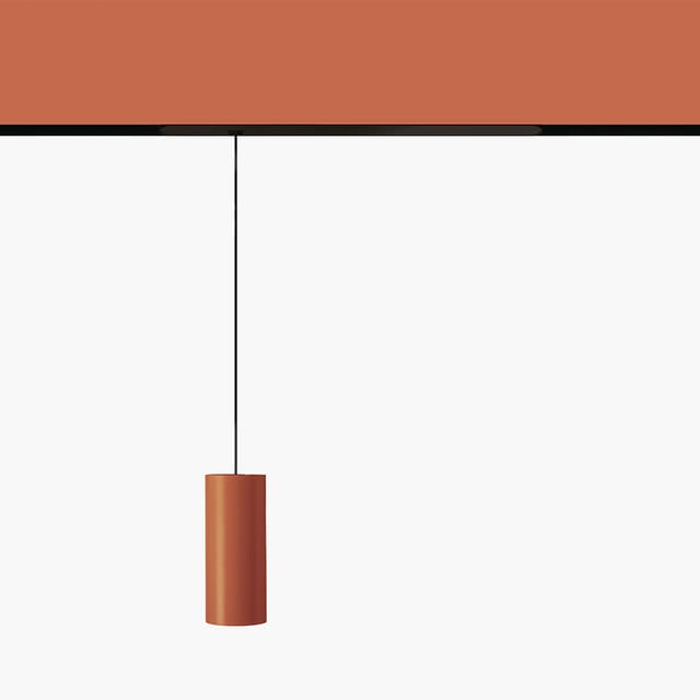 Artemide Vector Pendant Magnetic 40 - 28° 3000K DALI Brushed copper — AP20318