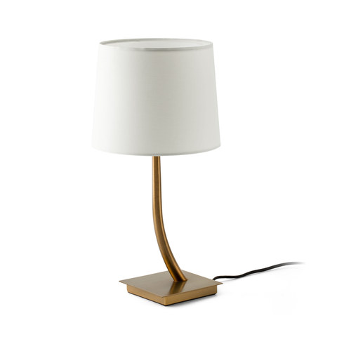 Faro Barcelona REM Old gold/white table lamp — manufacturer representative image