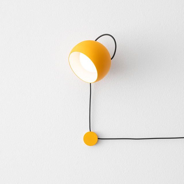 Artemide Ixa - Wall Spot - Yellow - Plug — 1120040A