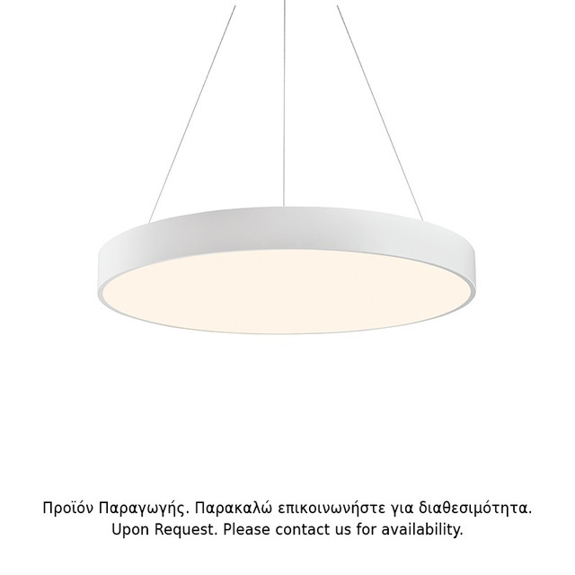 ACA Lighting PENDANT LUMINAIRE LED 100W 9500LM CCT WHITE METAL D100XH120CM OPTIMUS — HM29LEDP100WHCCT