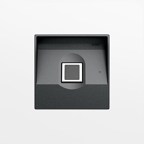 Gira System 106 Keyless In fingerprint module traffic white (laquered) — 5551902
