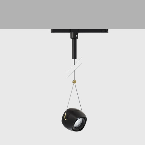 iGuzzini Newfo pendant for Mains Voltage track Ø88 mm — 876E — manufacturer representative image