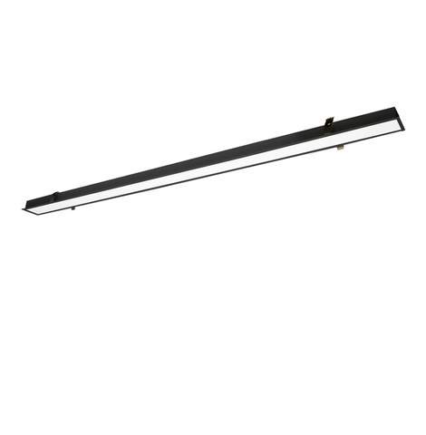 Viokef Linear Recessed L1420 3000K Black Dim. Station Ultra — manufacturer representative image