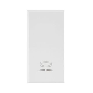 AVE ROCKER W/LIGHT.ELEC.RESIS.WHITEK 1M — 446TREP