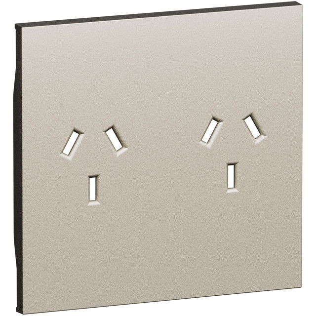 BTicino Cover for australian standard sockets Item K4132 — KC69