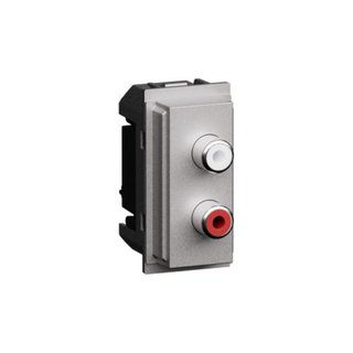BTicino Audio Connector - double RCA module — KS4269R