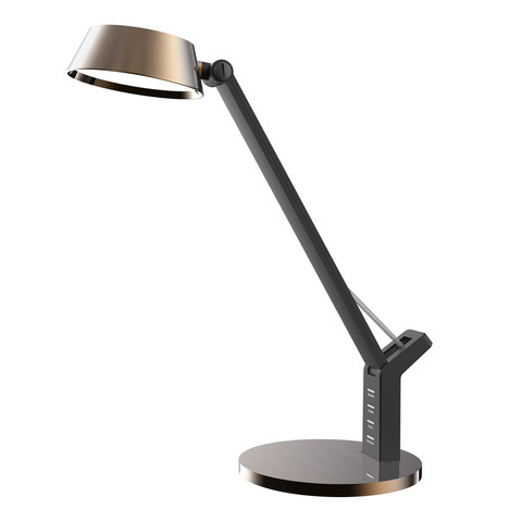 ACA Lighting DESK LAMP GOLD ABS LED SMD 14W 400LM CCT 3000K – 4000K – 6300K IP20 — manufacturer representative image