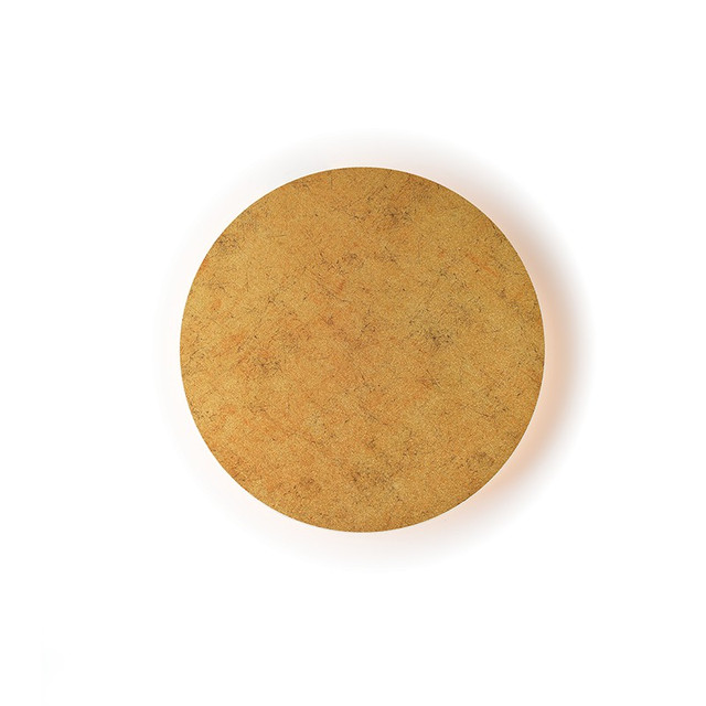 ACA Lighting NETTO WALL LUMINAIRE LED 24W 3000K ANTIQUE BRASS MDF CIRCLE Φ40ΧΗ3,6CM ECLIPSE — ZM1724LEDWG — manufacturer representative image