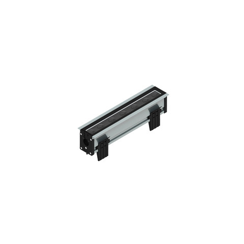 Flos Ingraze Fixed Frame + Asymmetric Louvre L 400 — F017A3RA006 — manufacturer representative image