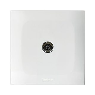 AVE 1 GANG TV COAXIAL SOCKET FEMALE 2M — BSN11096IF