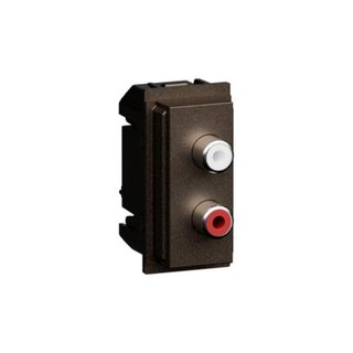 BTicino Audio Connector - double RCA module — KB4269R