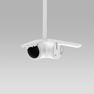 Artemide Gople System - Track - 90° Left Angle - White — CB40101